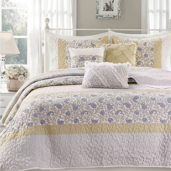 Madison Park Dawn 6 Pc Full/Queen Coverlet Set